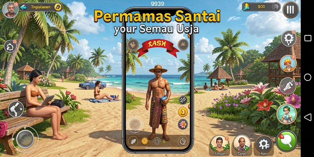 Tangkapan layar utama 9939 menunjukkan gameplay yang menyenangkan dan penuh warna.