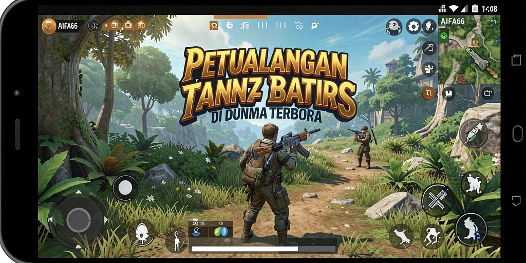Screenshot gameplay AIFA66 menampilkan petualangan mendebarkan dalam dunia terbuka.
