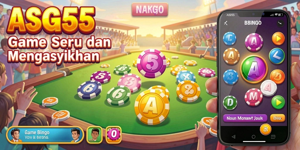 Tampilan gameplay ASG55 dengan suasana Bingo yang menegangkan.