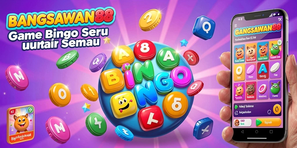 Tampilan menarik saat bermain game Bingo BANGSAWAN88.