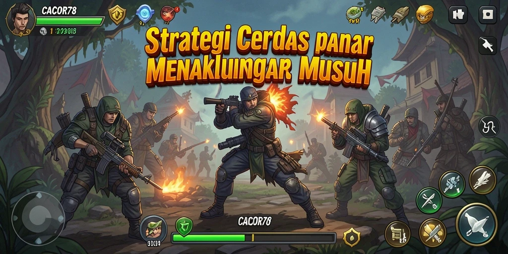 Tampilan menarik dalam gameplay strategy di CACOR78.