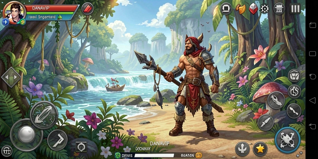 Gameplay menarik dalam <strong>DANAVIP</strong> yang menampilkan petualangan seru.