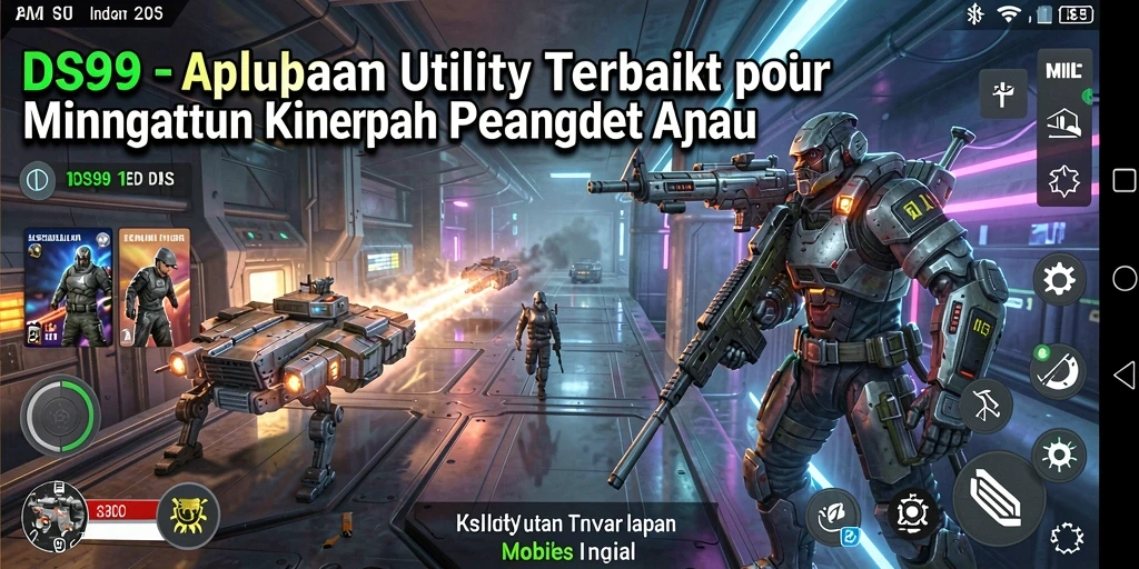 Tampilan utama DS99 dengan fitur pengelolaan utility.