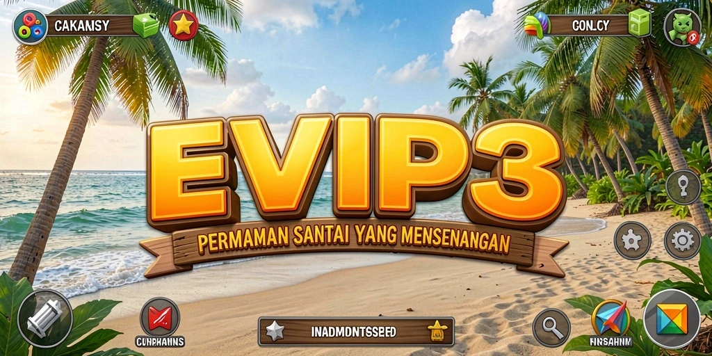 Screenshot gameplay <strong>EVIP3</strong> menampilkan aksi seru dan grafis berwarna-warni.