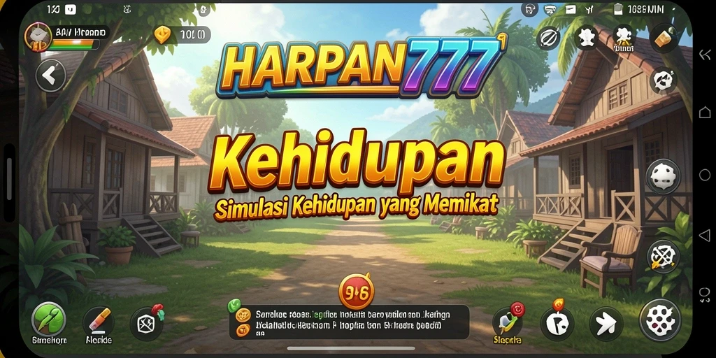 Screenshot HARAPAN777 menunjukkan gameplay simulasi yang menarik.