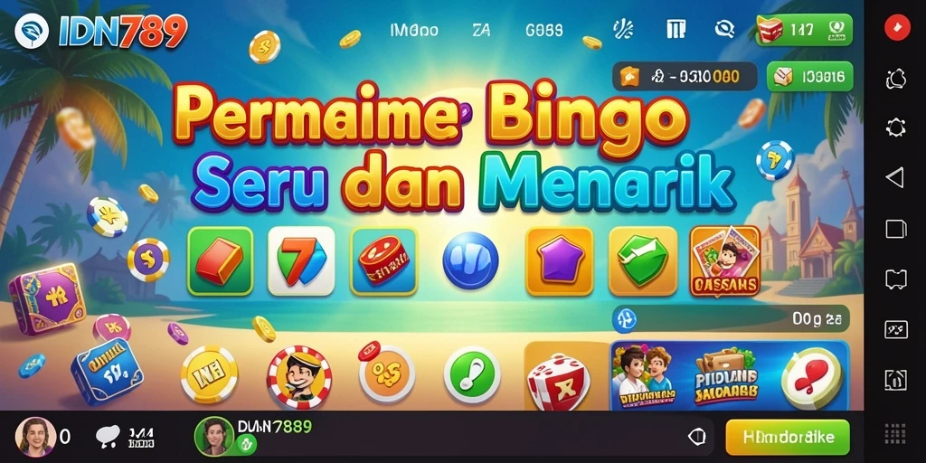 Screenshot utama IDN789 menampilkan gameplay yang seru dan interaktif.