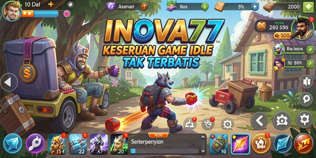 Tampilan gameplay INOVA77 yang memukau dan penuh aksi.