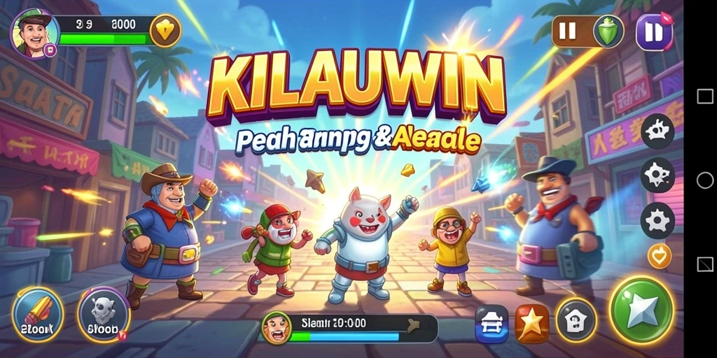 Tampilan menarik dari gameplay KILAUWIN yang seru dan menantang.