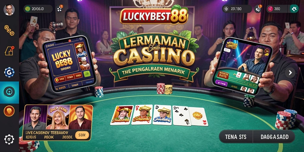 Tampilan gameplay Live Casino yang mengesankan dalam LUCKYBEST88.