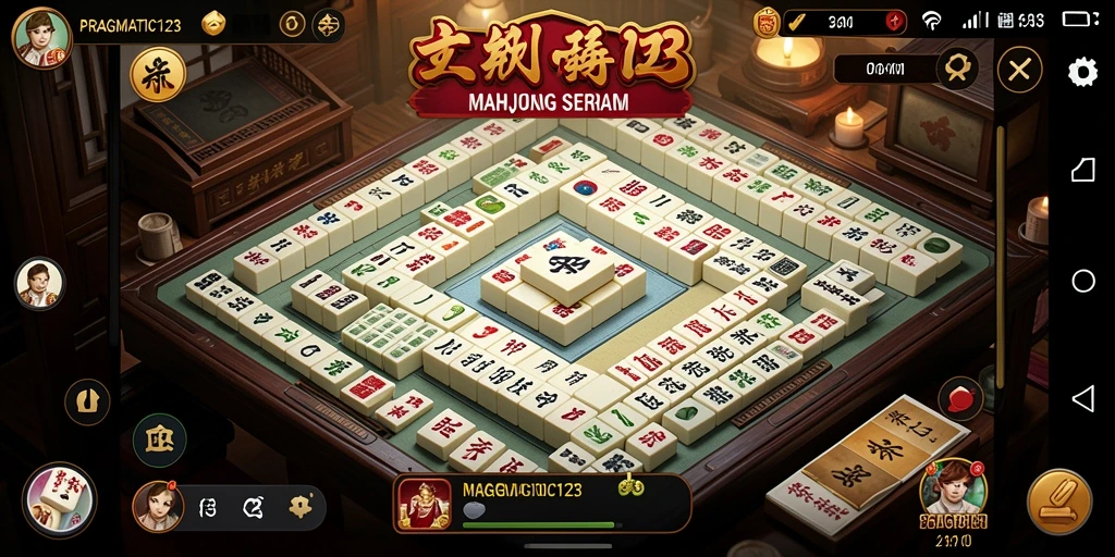Tampilan gameplay Mahjong yang menarik dari PRAGMATIC123.