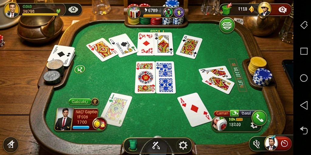 Gameplay seru dalam permainan Gaple RP6789.