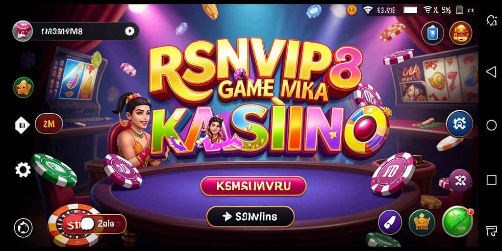 Tampilan menarik dengan gameplay Kasino yang seru.