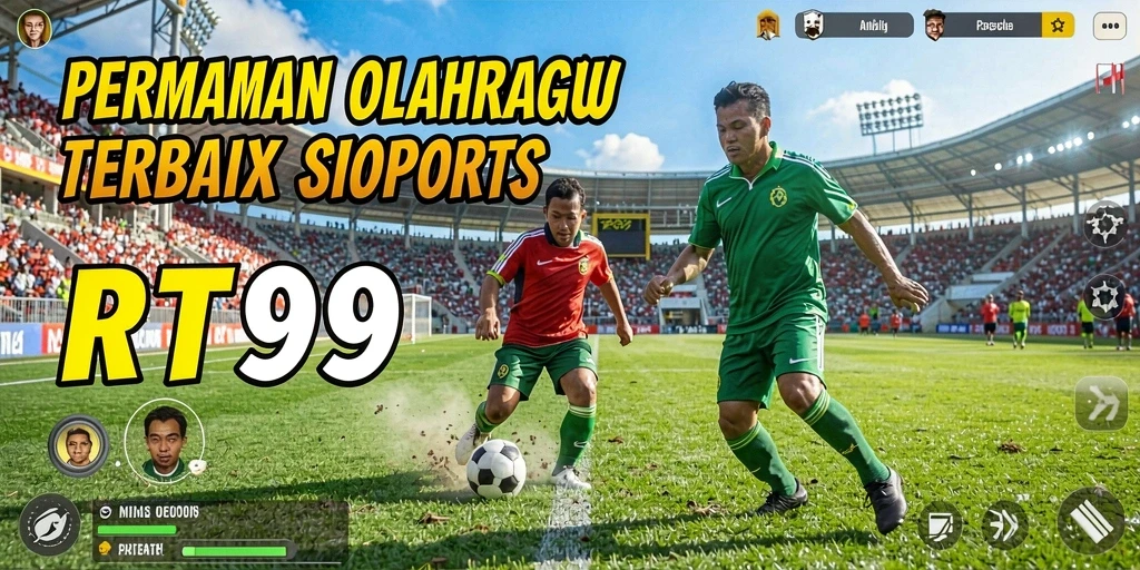 Gameplay seru dalam olahraga dengan grafik menakjubkan.