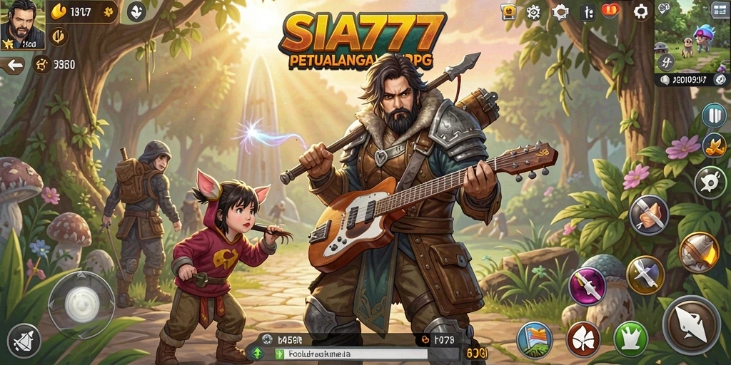 Tangkapan layar menunjukkan aksi pertarungan dalam SIA777.