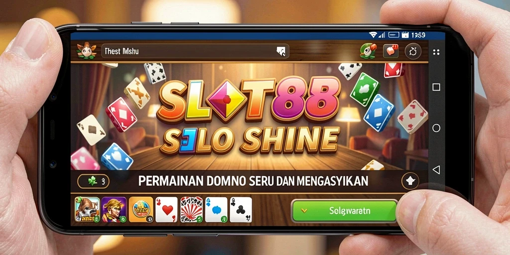 Screenshot utama SLOT88 menampilkan gameplay Domino yang seru.