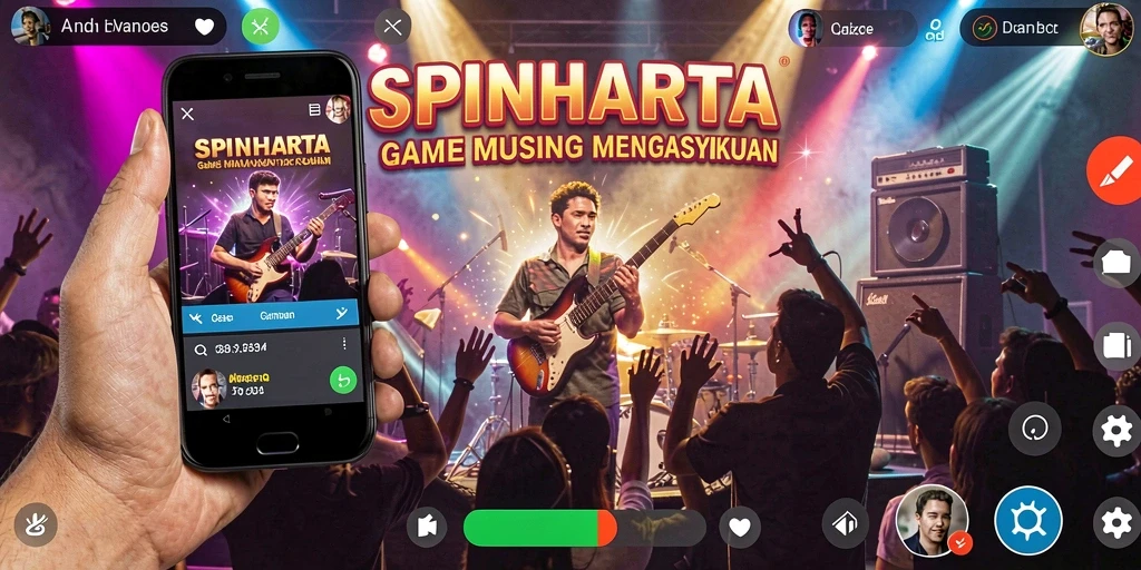 Tampilan gameplay <strong>SPINHARTA</strong> yang menarik dan interaktif.